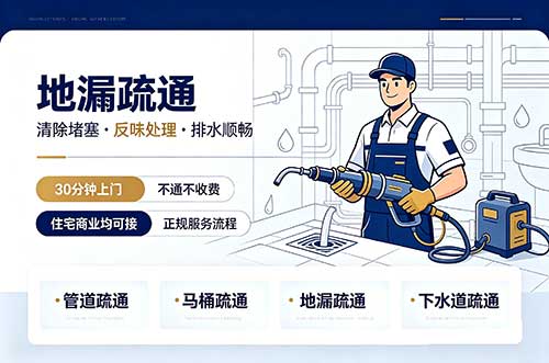 景洪地漏疏通