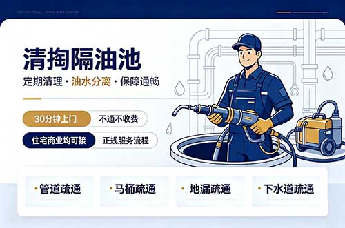 景洪清掏隔油池
